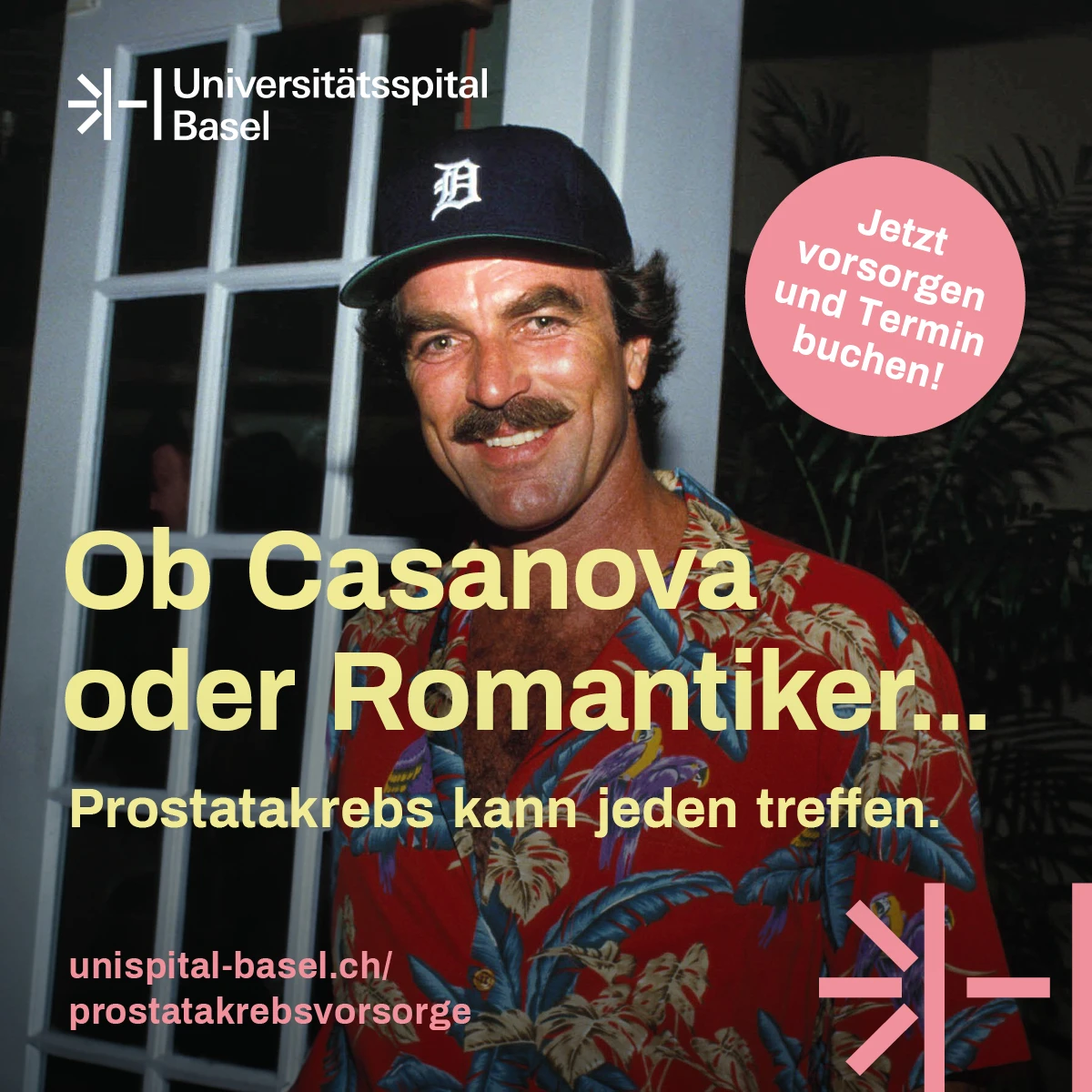 Sei ein Mann