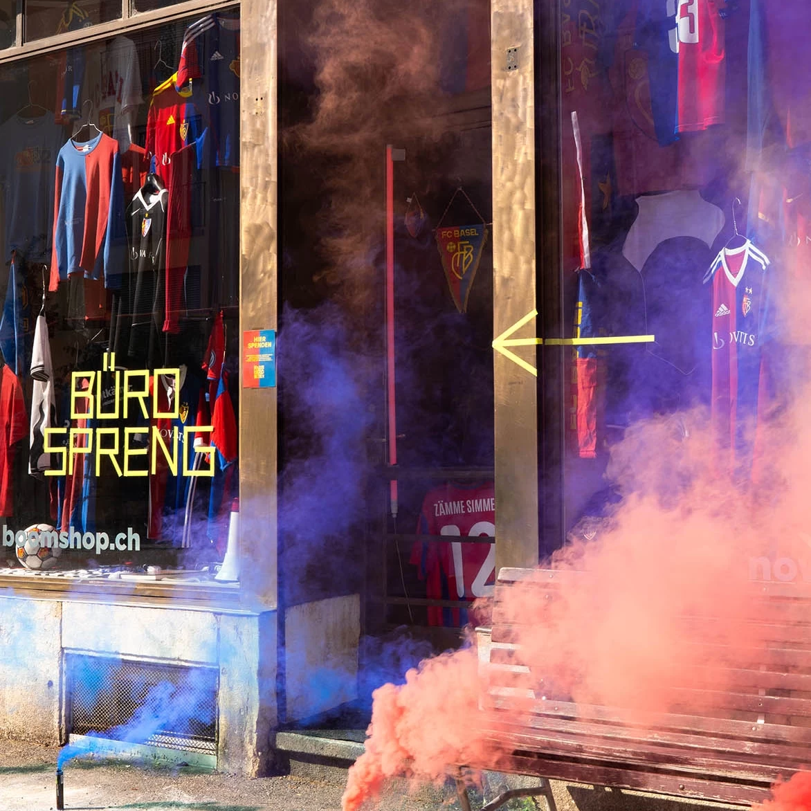 Schaufenster Leuchtbänder